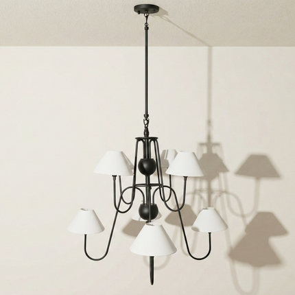 A centerpiece of timeless grandeur, the Matte Black finish adds pure luxury to your décor.