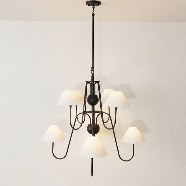 A centerpiece of timeless grandeur, the Matte Black finish adds pure luxury to your décor.