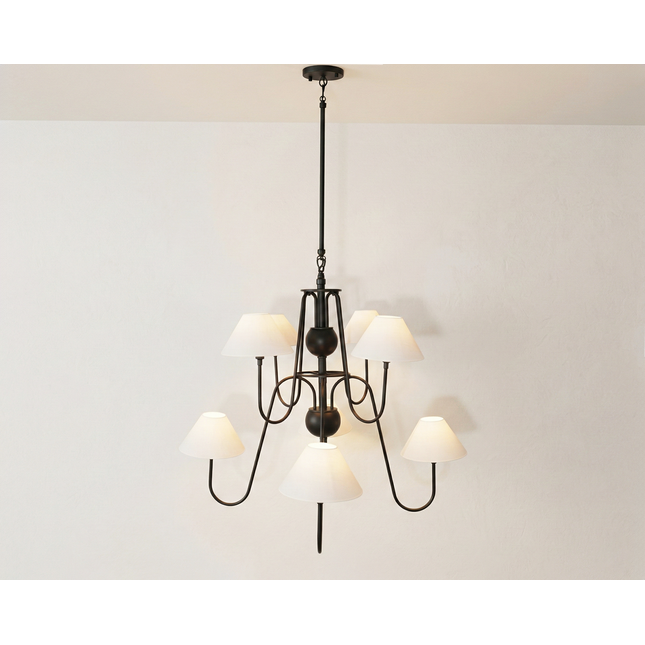 A centerpiece of timeless grandeur, the Matte Black finish adds pure luxury to your décor.