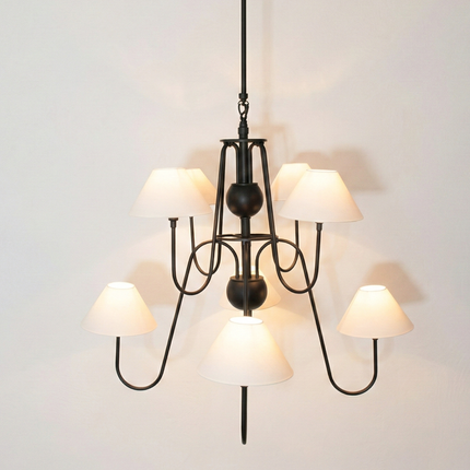 A centerpiece of timeless grandeur, the Matte Black finish adds pure luxury to your décor.