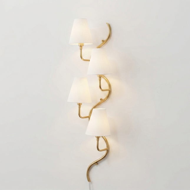 Modern Organic Wall Sconce Contemporary Botanical Lighting Luxury Nature-Inspired Design