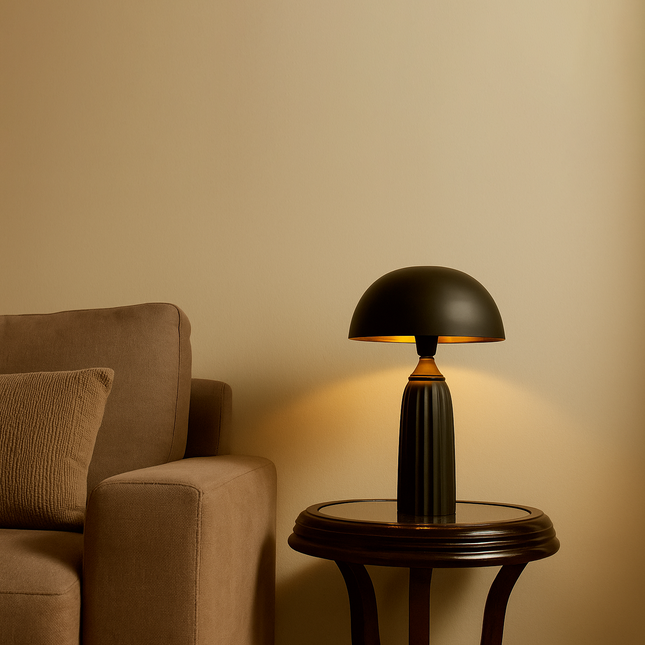 The Allure of Black Mushroom Lamps in Luxury Design black