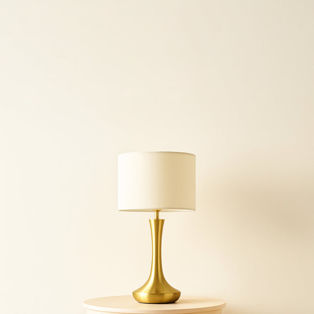Vintage Gold Desk Lamp: Mushroom Table Light, Elegant Home Deco matte black