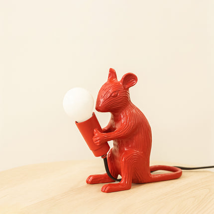 Transform Your Room with a Red Mouse Table Lamp Red