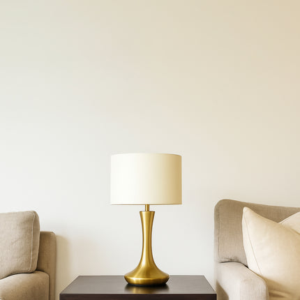 Vintage Gold Desk Lamp: Mushroom Table Light, Elegant Home Deco matte black