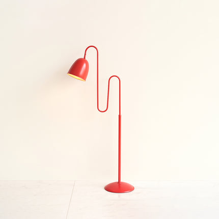 Elevate Your Lighting with Sophisticated Red Floor Lamps matte black