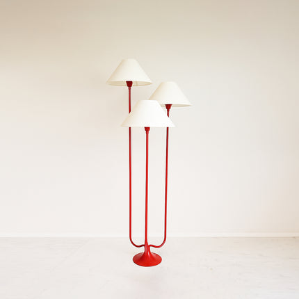 Embrace Elegance with a Red Unique Floor Lamp Design Red
