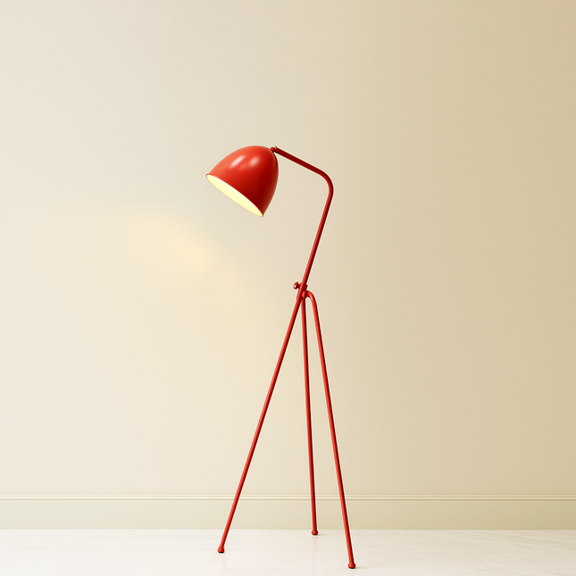 The Allure of Red: Modern Floor Lamps for Chic Homes Matte Black