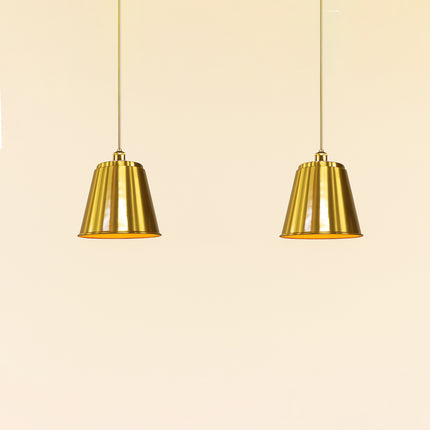 Golden Modern Pendant Light: Indoor Hanging Ceiling Lamp golden