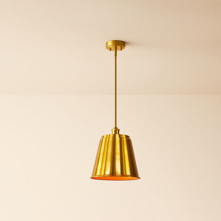 Golden Modern Pendant Light: Indoor Hanging Ceiling Lamp golden