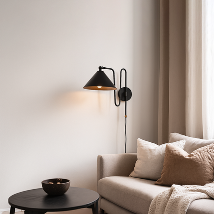 Redefine luxury lighting with our striking matte black creation.