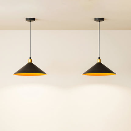 Matte Black Pendant Light: Handmade Minimalist Ceiling Lamp matte black