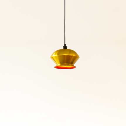 Golden Hanging Lamp: Vintage Metal Pendant Light golden