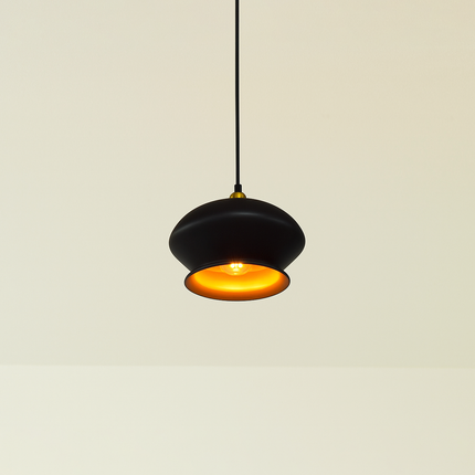 Matte Black Hanging Pendant Light: Bohemian Minimalist Decor matte black