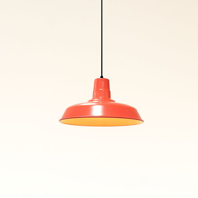 Red Steel Hanging Lamp: Modern Restaurant Pendant light Red