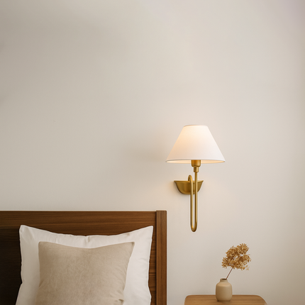 Modern grace wrapped in the heritage of the Brown Antique wall sconce