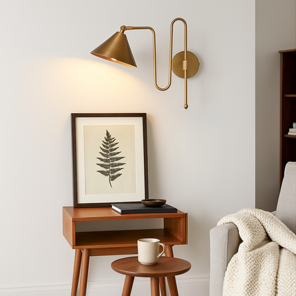 The Brown Antique wall sconce—where vintage allure meets refined luxury.