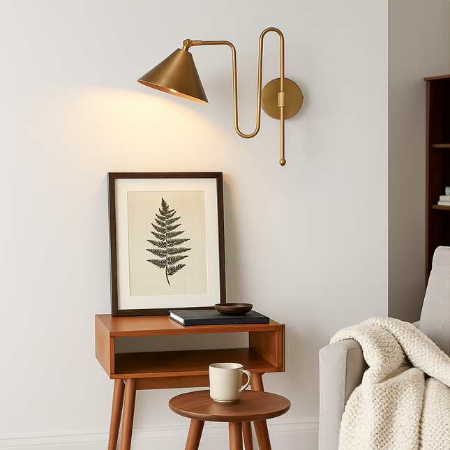 The Brown Antique wall sconce—where vintage allure meets refined luxury.