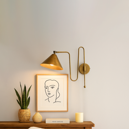 The Brown Antique wall sconce—where vintage allure meets refined luxury.