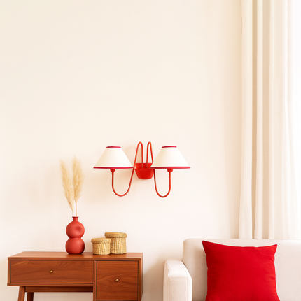 Design Excellence Draped in Red Matte black