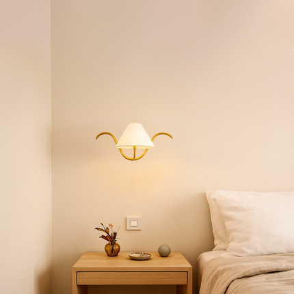 The pure luminosity of Gold Brass brings walls to life. golden
