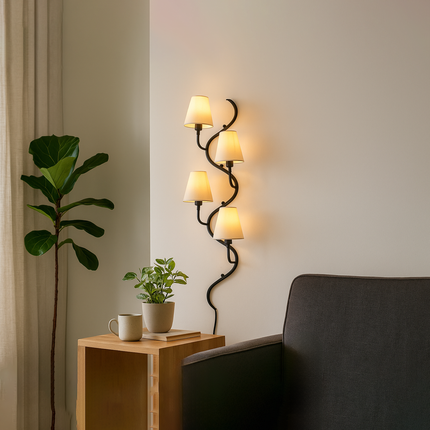 Embrace serene glow framed in distinctive matte black allure