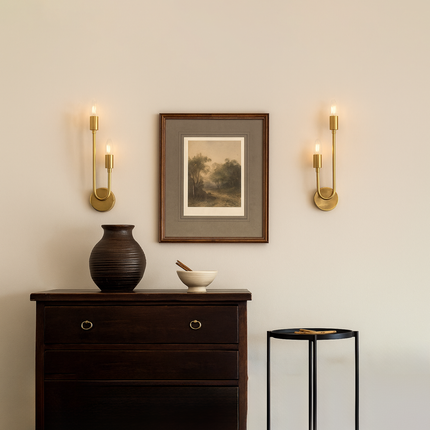 Elegant Wall Candle Lamps for Cozy Ambiance Golden golden