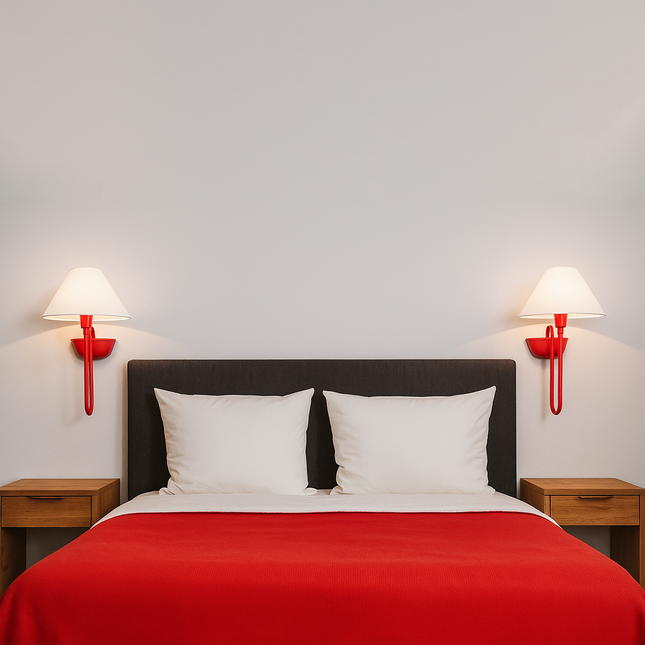 The Art of Luxury Lighting in Red