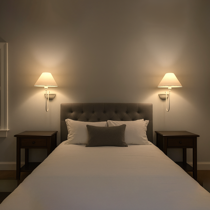 Chic Cream Wall Sconces That Define Luxury Living white