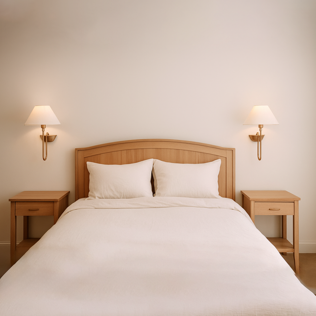 Modern grace wrapped in the heritage of the Brown Antique wall sconce