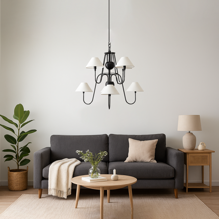 A centerpiece of timeless grandeur, the Matte Black finish adds pure luxury to your décor.