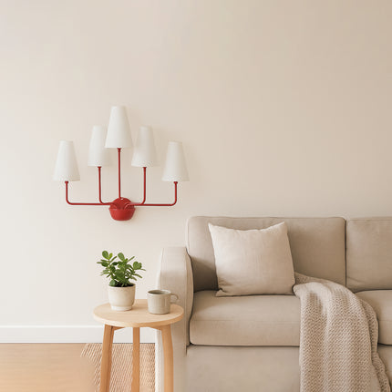 Red Radiance for Refined Interiors