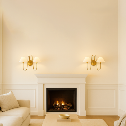 The Art of Lighting: Golden Unique Wall Sconces Unveiled  golden