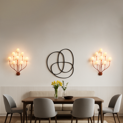 Radiate Majesty with the Red Wall Sconce Red