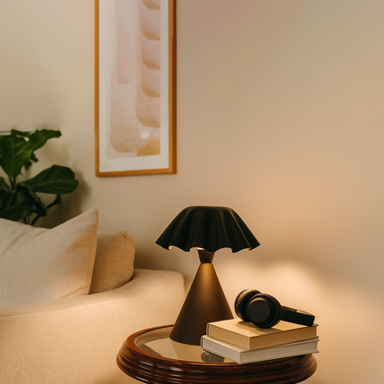 Modern Artistry Redefined: The Statement Table Accent Matte black