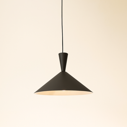 "Radiant Elegance: Artisanal Luxury Hanging Light for Upscale Interiors" Matte black