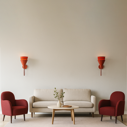 Antique Home Decor and Red Wall Lighting for Classic and Modern Interiors Red