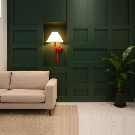 The Art of Luxury Lighting in Red