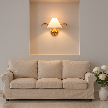 A timeless symbol of elegance — the Gold Brass wall sconce.