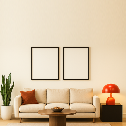 Red Bedside Table Lamp: Modern Living Room Decor Red