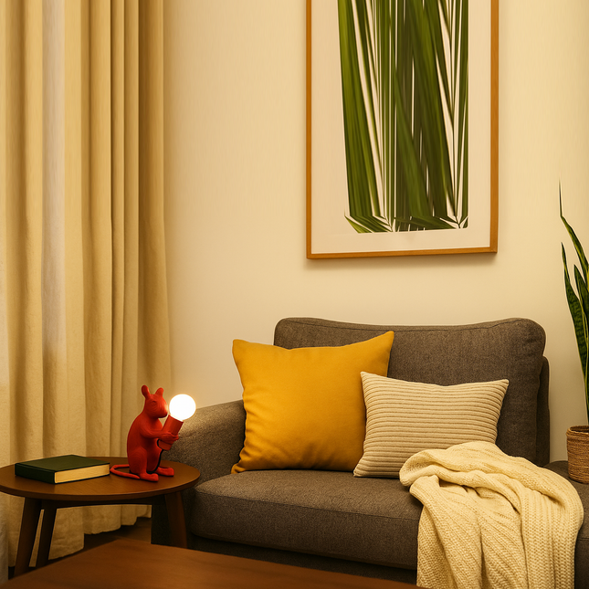 Transform Your Room with a Red Mouse Table Lamp Red