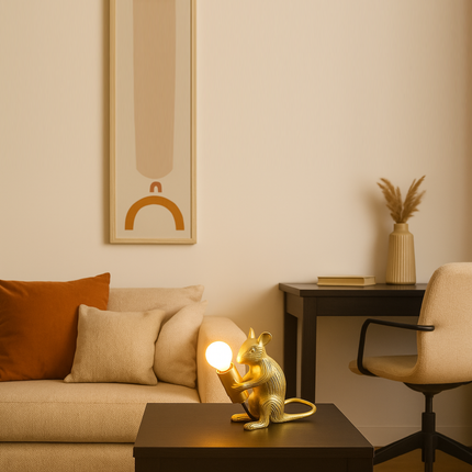 Golden Mouse Table Lamps: A Touch of Luxury for Your Home Brown