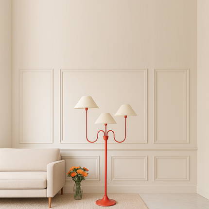 Discover the Art of Lighting with Red Floor Lamps Cleanroom white
