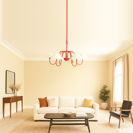 Red Radiance: A Chandelier that Defines Elegance Red