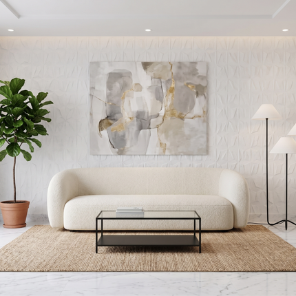 Modern Floor Lighting, 3 Shade Standing Lamp, Contemporary Tripod Floor Lamp, Elegant Living Room Light, Bedroom & Home Decor