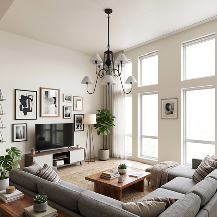 A centerpiece of timeless grandeur, the Matte Black finish adds pure luxury to your décor.
