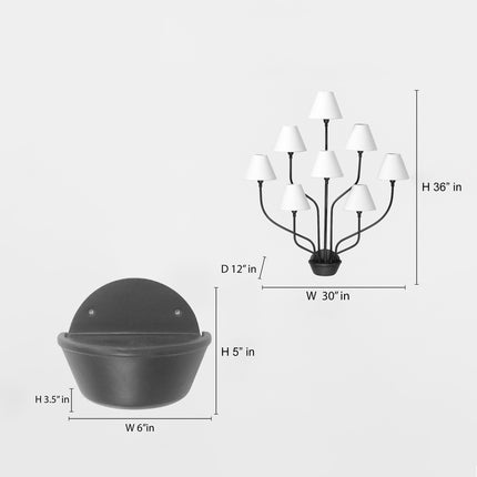 Radiate Majesty with the Red Wall Sconce Red