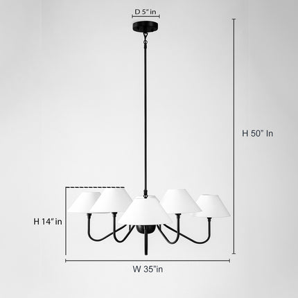 Embrace exquisite lighting craftsmanship in the timeless allure of Matte Black. matte black
