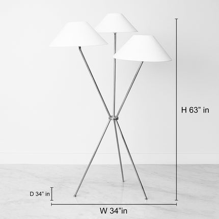 Art Deco Inspired Floor Lamp with Unique Design red