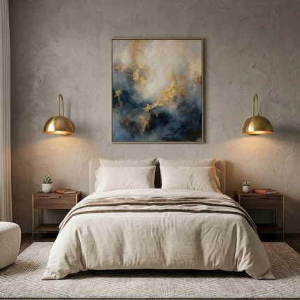 Modern Brass Dome Wall Sconce, Vintage Gold Bedside Wall Light, Minimalist Nordic Reading Lamp